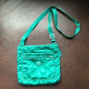 Nylon Coach crossbody